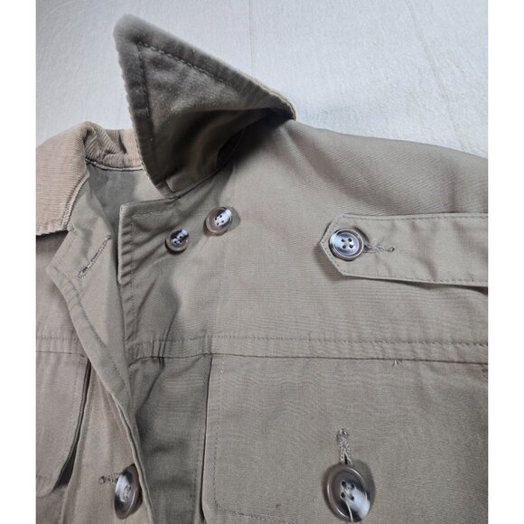 VTG 1960s LL Bean Women’s 10 Safari Field Jacket Script Logo Hunting Utility - Picture 9 of 16